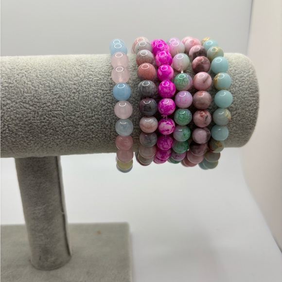 Colorful Beaded Bracelets Set - Picture 1 of 3